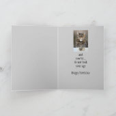 Gefeliciteerd met je verjaardag Doe niet naar je l Kaart (Binnen)