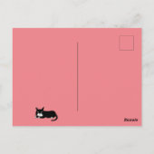 Gefeliciteerd met je verjaardag Dolle Kat Vrouw Briefkaart (Achterkant)