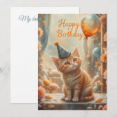 Gefeliciteerd met je verjaardag feestdagenkaart (Voorkant / Achterkant)