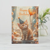 Gefeliciteerd met je verjaardag feestdagenkaart (Staand voorkant)