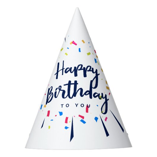 Gefeliciteerd met je verjaardag feesthoedjes (Voorkant)
