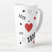 Gefeliciteerd met je verjaardag GENIUS sarcastisch Latte Mok (Rechterhoek)