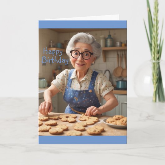 Gefeliciteerd met je verjaardag Gramma Kaart (Voorkant)