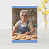 Gefeliciteerd met je verjaardag Gramma Kaart (Gele Bloem)