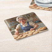 Gefeliciteerd met je verjaardag Gramma Kartonnen Onderzetters (Schuin)