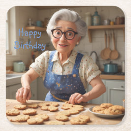 Gefeliciteerd met je verjaardag Gramma Kartonnen Onderzetters