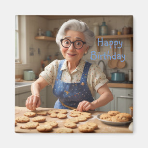 Gefeliciteerd met je verjaardag Gramma Magneet