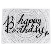 Gefeliciteerd met je verjaardag. groot cadeauzakje (Voorkant)