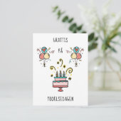 Gefeliciteerd met je verjaardag | Happy Birthday Briefkaart (Staand voorkant)