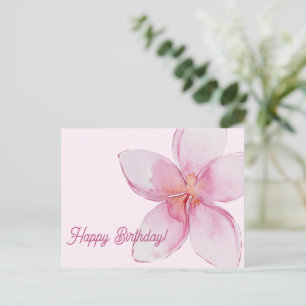 Gefeliciteerd met je verjaardag    Hawaiaanse Wate Briefkaart
