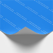 Gefeliciteerd met je verjaardag in Morse Code Cadeaupapier (Hoek)