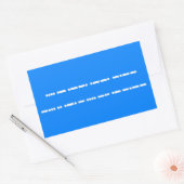 Gefeliciteerd met je verjaardag in Morse Code Rechthoekige Sticker (Envelop)