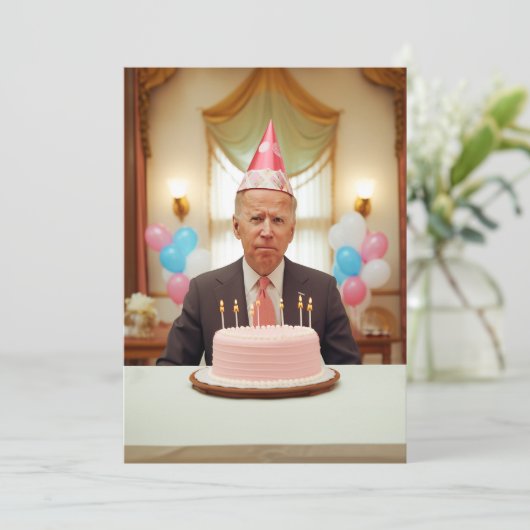 Gefeliciteerd met je verjaardag Joe Kaart (Staand voorkant)