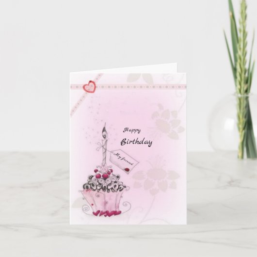 Gefeliciteerd met je verjaardag  kaart (Voorkant)