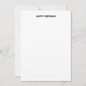 GEFELICITEERD MET JE VERJAARDAG KAART (Achterkant)