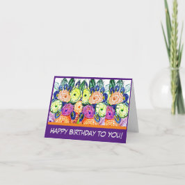 Gefeliciteerd met je verjaardag! Kaart