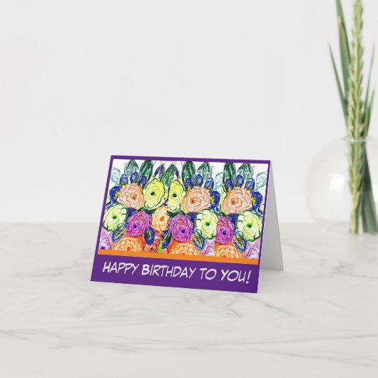 Gefeliciteerd met je verjaardag! Kaart (Voorkant)