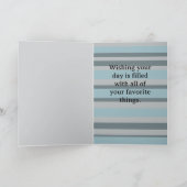 Gefeliciteerd met je verjaardag! kaart (Binnen)