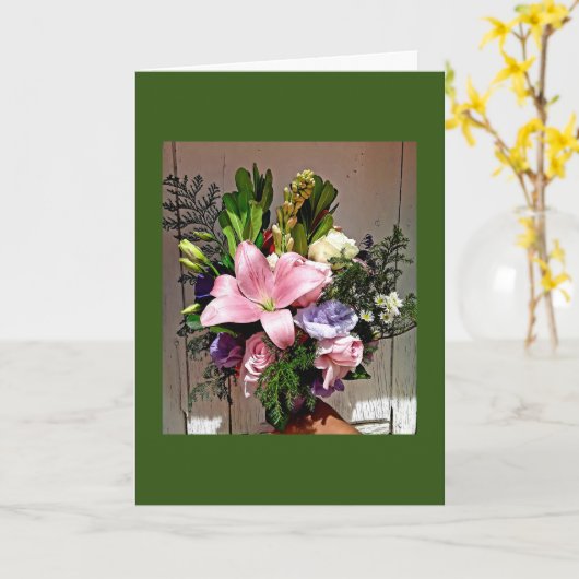 Gefeliciteerd met je verjaardag! Kaart (Gele Bloem)