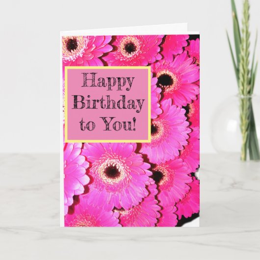 Gefeliciteerd met je verjaardag! Kaart (Voorkant)