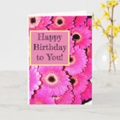 Gefeliciteerd met je verjaardag! Kaart (Gele Bloem)