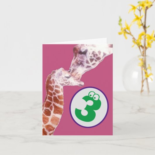 Gefeliciteerd met je verjaardag! Kaart (Gele Bloem)