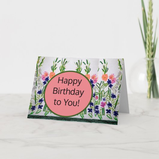 Gefeliciteerd met je verjaardag! Kaart (Voorkant)