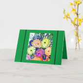 Gefeliciteerd met je verjaardag! Kaart (Gele Bloem)