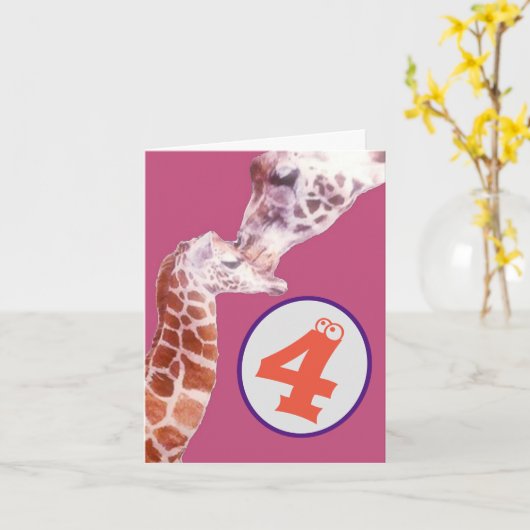 Gefeliciteerd met je verjaardag! Kaart (Gele Bloem)