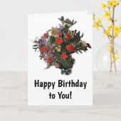Gefeliciteerd met je verjaardag! Kaart (Gele Bloem)