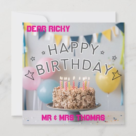 Gefeliciteerd met je verjaardag! 🎉🎂 kaart (Voorkant)