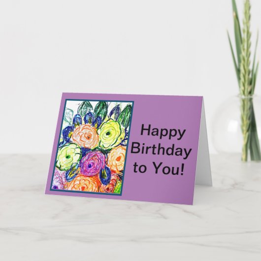 Gefeliciteerd met je verjaardag! Kaart (Voorkant)