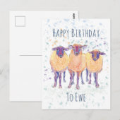 Gefeliciteerd met je verjaardag kaart (Voorkant / Achterkant)