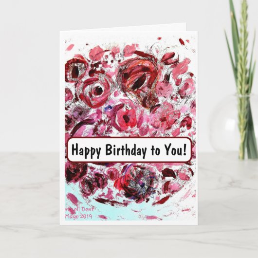 Gefeliciteerd met je verjaardag! Kaart (Voorkant)