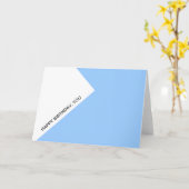 Gefeliciteerd met je verjaardag kaart (Gele Bloem)