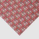 Gefeliciteerd met je verjaardag! Katten Honden & D Tissuepapier (Detail)