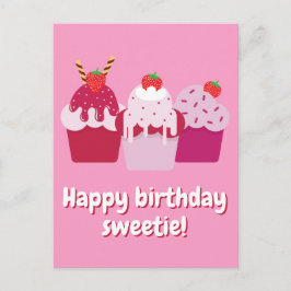 Gefeliciteerd met je verjaardag lieverd  Schattige Briefkaart