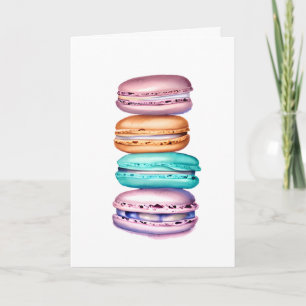 Gefeliciteerd met je verjaardag   Macaron Pun Kaart