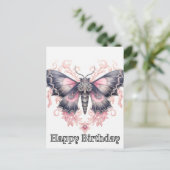 Gefeliciteerd met je verjaardag Majestueuze Vlinde Briefkaart (Staand voorkant)