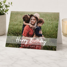Gefeliciteerd met je verjaardag mama | Modern scri Kaart
