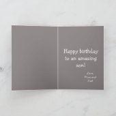 Gefeliciteerd met je verjaardag met een geweldige feestdagen kaart (Binnen)