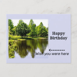 Gefeliciteerd met je verjaardag, met foto van visv briefkaart