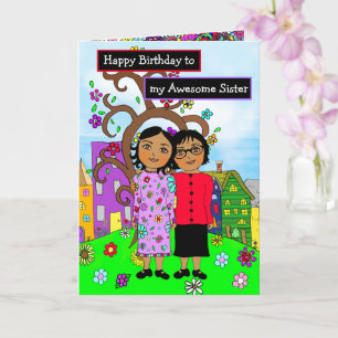 Gefeliciteerd met je verjaardag, mijn geweldige zu kaart