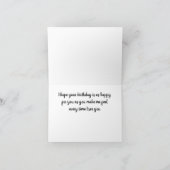 GEFELICITEERD MET JE VERJAARDAG ***MIJN STYLIST*** KAART (Binnen)