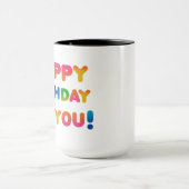 Gefeliciteerd met je verjaardag mok (Midden)