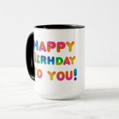 Gefeliciteerd met je verjaardag mok (Voorkant links)