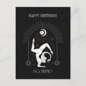 Gefeliciteerd met je verjaardag Mystieke Schorpioe Briefkaart (Voorkant)