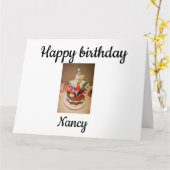 Gefeliciteerd met je verjaardag Nancy Kaart (Gele Bloem)