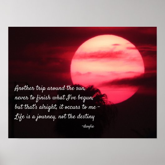 Gefeliciteerd met je verjaardag - Nog een reis ron Poster (Voorkant)