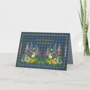 Gefeliciteerd met je verjaardag Nova Scotia Tartan Kaart